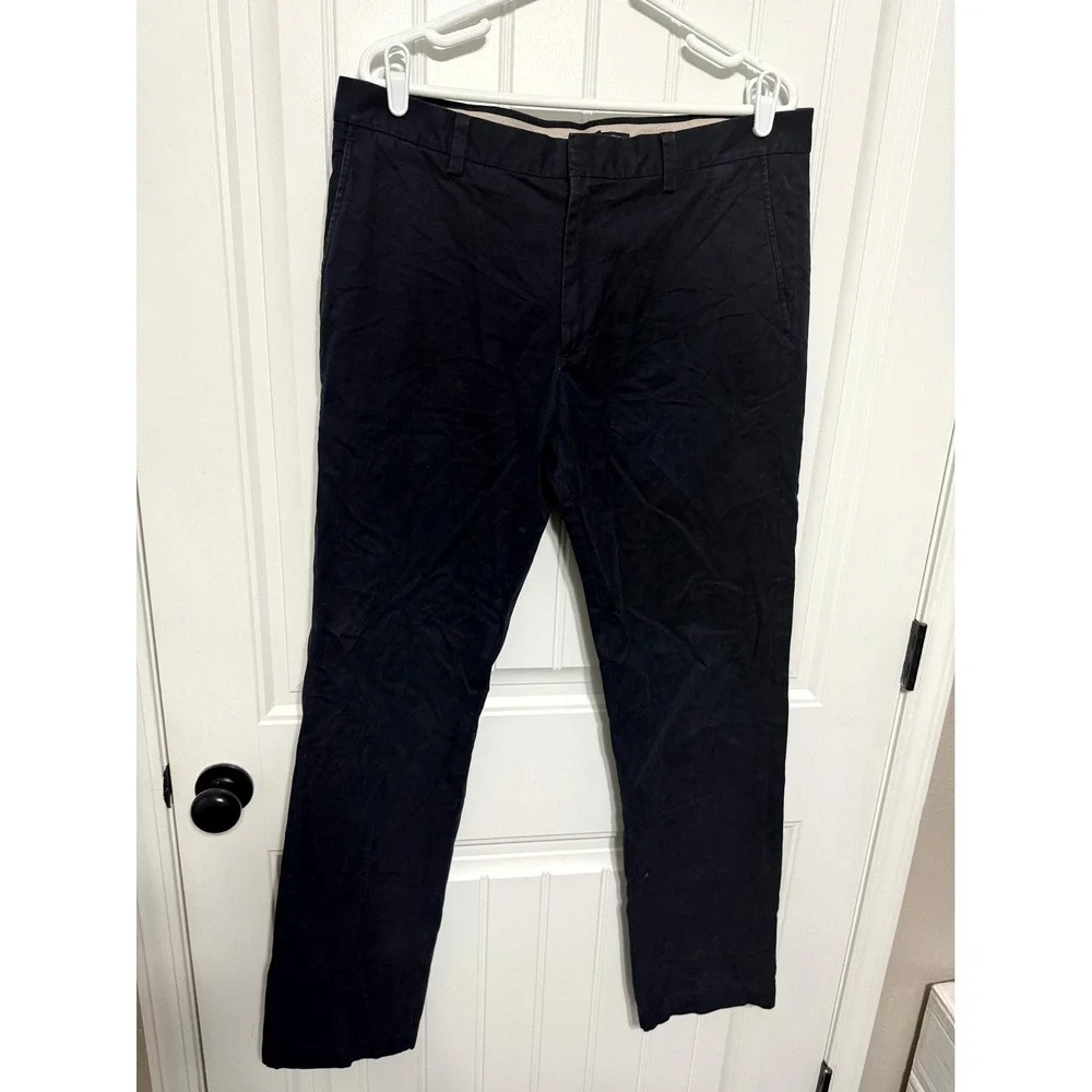 Banana Republic Aiden Chino Pants Mens 35/36  Slim Fit 100% Cotton